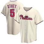 Philadelphia Phillies #5 Bryson Stott Cream MWATKINS Cool Base Stitched Jersey
