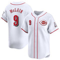 Cincinnati Reds #9 Matt McLain White MWATKINS Home Limited Stitched Jersey