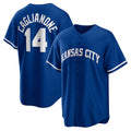 Kansas City Royals #14 Jac Caglianone Royal MWATKINS Alternate Replica Jersey