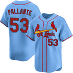 St. Louis Cardinals #53 Andre Pallante Blue MWATKINS Alternate Limited Stitched Jersey