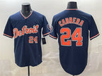 Detroit Tigers #24 Miguel Cabrera Navy MWATKINS 2026 Alternate Vapor Premier Limited Stitched Jersey