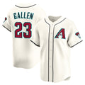 Arizona Diamondbacks #23 Zac Gallen Cream MWATKINS Home Limited Player Jersey