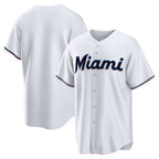 Miami Marlins White MWATKINS Home Replica Team Jersey