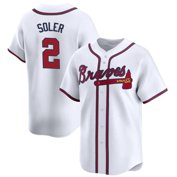 Atlanta Braves #2 Jorge Soler White MWATKINS 2024 Home Limited Stitched Jersey
