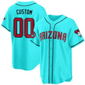 Custom Arizona Diamondbacks 2024 Cool Base Jersey V2 ¨C Teal 2 MWATKINS