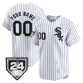 Custom Chicago White Sox 2024 Spring Training Patch Vapor Premier Limited Jersey ¨C White MWATKINS