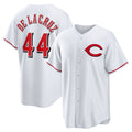Cincinnati Reds #44 Elly De La Cruz White MWATKINS Alternate 2 Replica Jersey