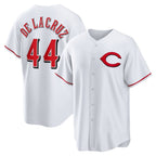 Cincinnati Reds #44 Elly De La Cruz White MWATKINS Alternate 2 Replica Jersey
