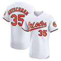 Baltimore Orioles #35 Adley Rutschman White MWATKINS Home Elite Jersey