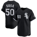 Chicago White Sox #50 Lenyn Sosa Black MWATKINS 2025 Alternate Limited Stitched Jersey