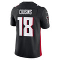 A.Falcons #18 Kirk Cousins Black MWATKINS Vapor F.U.S.E. Limited Jersey