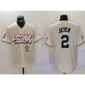 New York Yankees #2 Derek Jeter Cream MWATKINS Limited Stitched Jerseys