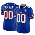 Custom B.Bills Active Player Blue MWATKINS 2025 F.U.S.E. With Farewell Patch Vapor Untouchable Limited Stitched Jersey