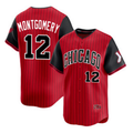 Chicago White Sox #12 Colson Montgomery Red Black MWATKINS 2025 City Connect Limited Stitched Jersey