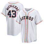 Houston Astros #43 Lance McCullers Jr. White MWATKINS Home Replica Jersey