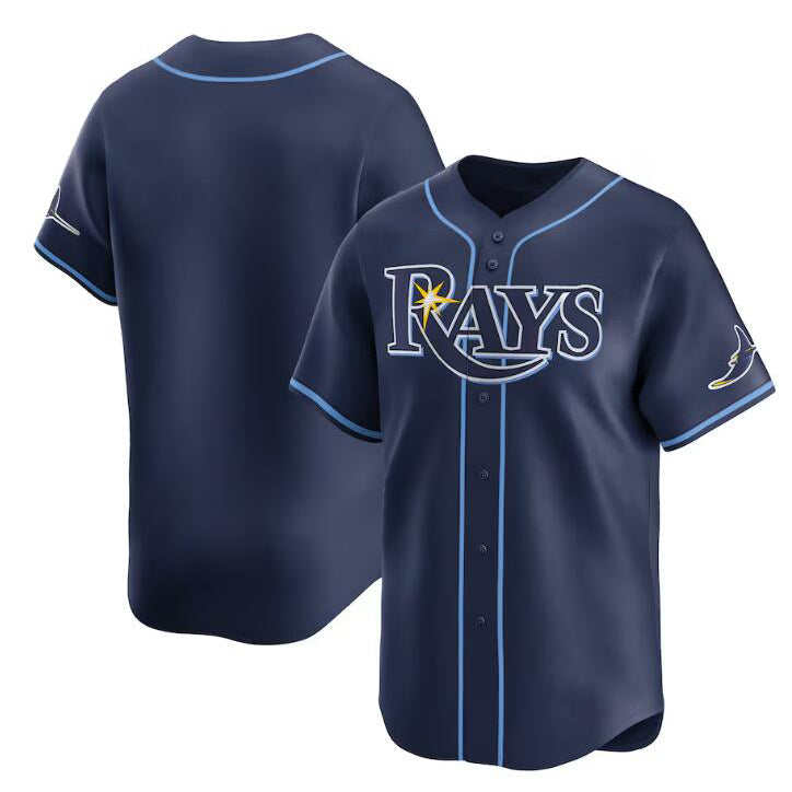 Tampa Bay Rays Blank Navy MWATKINS Away Limited Stitched Jersey