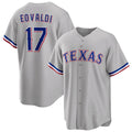 Texas Rangers #17 Nathan Eovaldi Gray MWATKINS Cool Base Stitched Jersey