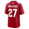 A.Cardinals #27 Akeem Davis-Gaither Cardinal MWATKINS Team Game Jersey