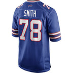 B.Bills #78 Bruce Smith Royal MWATKINS Game Retired Player Jersey