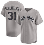 New York Yankees #31 Cam Schlittler Gray MWATKINS 2026 Road Limited Stitched Jersey