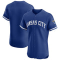 Kansas City Royals Royal MWATKINS Alternate Vapor Premier Elite Patch Jersey