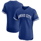 Kansas City Royals Royal MWATKINS Alternate Vapor Premier Elite Patch Jersey