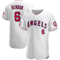 Los Angeles Angels #6 Anthony Rendon White MWATKINS Authentic Player Jersey