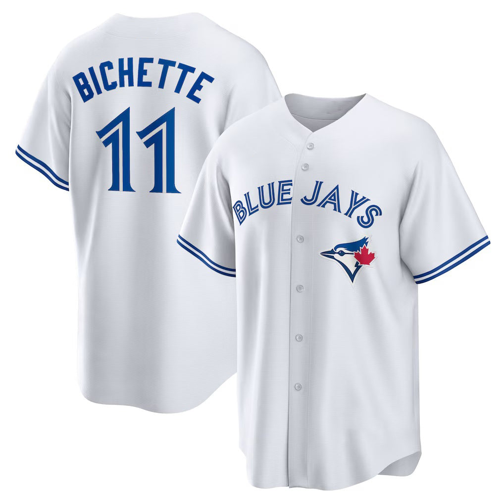 Toronto Blue Jays #11 Bo Bichette White MWATKINS Replica Player Jersey