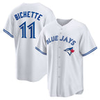 Toronto Blue Jays #11 Bo Bichette White MWATKINS Replica Player Jersey