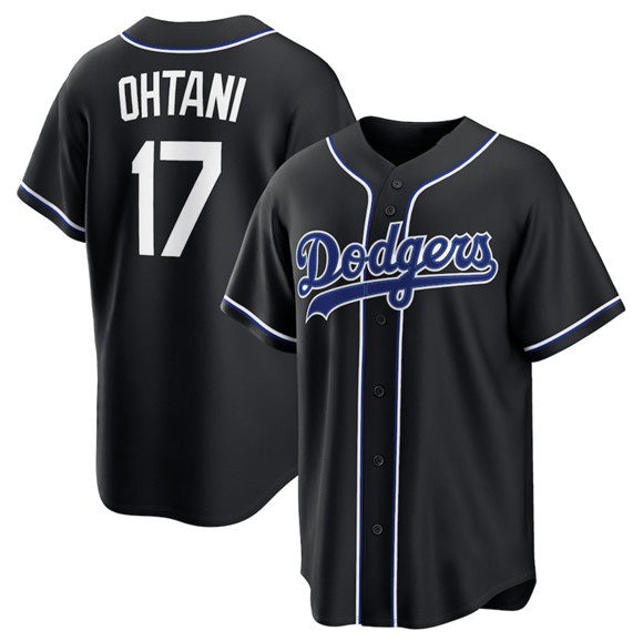 Los Angeles Dodgers #17 Shohei Ohtani 2026 Black MWATKINS Out Stitched Jersey