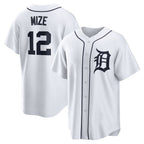 Detroit Tigers #12 Casey Mize White MWATKINS Home Replica Jersey
