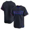 Toronto Blue Jays Blank Black MWATKINS 2024 City Connect Limited Stitched Jersey