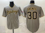Pittsburgh Pirates #30 Paul Skenes Gray MWATKINS Limited Stitched Jersey
