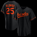 Baltimore Orioles #25 Pete Alonso Black MWATKINS Alternate Replica Jersey