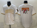Pittsburgh Pirates Team Big Logo White MWATKINS 2026 City Connect Stadium Stitched Jersey