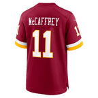 W.Commanders #11 Luke McCaffrey Burgundy MWATKINS Game Jersey