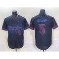 Toronto Blue Jays #5 Daulton Varsho Navy MWATKINS 2024 City Connect Limited Stitched Jersey
