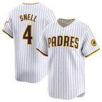 San Diego Padres #4 Blake Snell White MWATKINS 2024 Home Limited Stitched Jersey