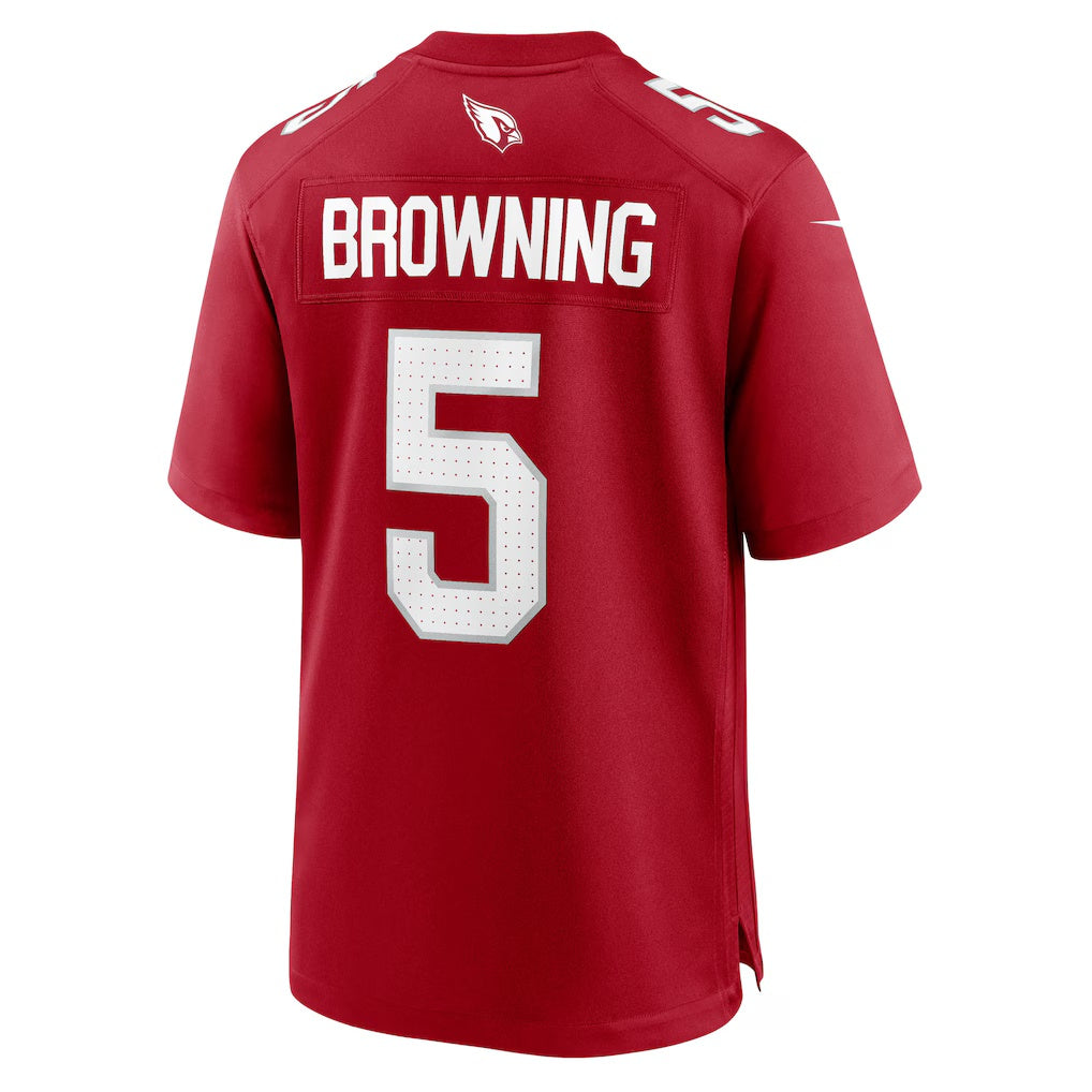A.Cardinals #5 Baron Browning Cardinal MWATKINS Team Game Jersey