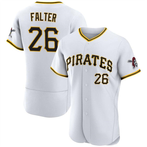 Pittsburgh Pirates #26 Bailey Falter White MWATKINS Flex Base Stitched Jersey