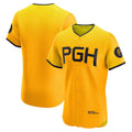 Pittsburgh Pirates Gold MWATKINS City Connect Elite Jersey