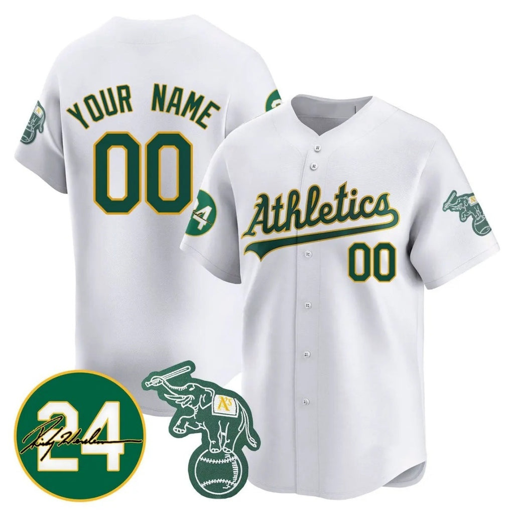 Custom Oakland Athletics White MWATKINS Jersey - Personalized