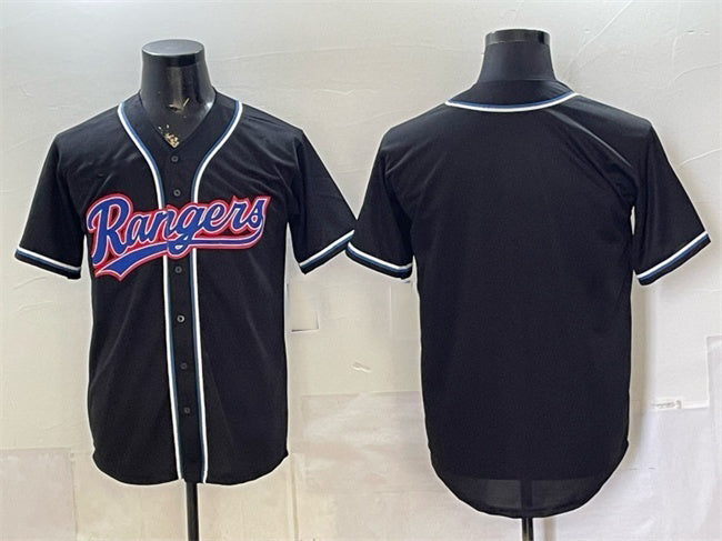 Texas Rangers Blank 2026 Fashion Replica Black MWATKINS Out Stitched Jersey