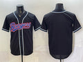 Texas Rangers Blank 2026 Fashion Replica Black MWATKINS Out Stitched Jersey