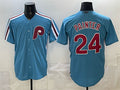 Philadelphia Phillies #24 Andrew Painter Blue MWATKINS Cool Base Stitched Jersey