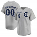Custom Chicago Cubs Special Vapor Premier Limited Jersey V2 ¨C Gray MWATKINS
