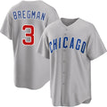 Chicago Cubs #3 Alex Bregman Gray MWATKINS 2026 Cool Base Limited Stitched Jersey
