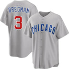 Chicago Cubs #3 Alex Bregman Gray MWATKINS 2026 Cool Base Limited Stitched Jersey