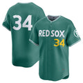 Boston Red Sox #34 David Ortiz Green MWATKINS 2025 City Connect Limited Stitched Jersey