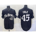 New York Yankees #45 Gerrit Cole Black MWATKINS 'Gothic Legacy Edition' Vapor Premier Limited Stitched Jersey